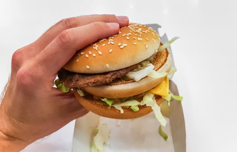 Hersenmist na het eten van een Big Mac