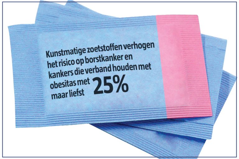 Kunstmatige zoetstoffen verhogen het risico op borstkanker