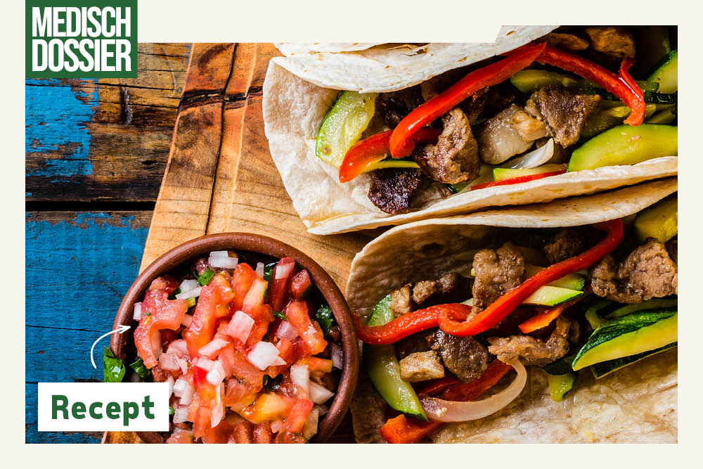 Lekker en ook gezond: Taco’s met vlees van gras gevoerde runderen